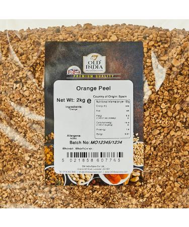 Old India Orange Peel 2kg - Premium Quality Dried Orange Peel for Culinary Delights - Buy Online on SooperMarket.com