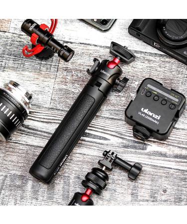 Ulanzi MT-16 Mini Tabletop Tripod Stand with Cold Shoe - Perfect for iPhone 12, Canon G7X Mark III, Sony ZV-1 | Ideal for Vlogging, Filmmaking, and Live Streaming - Black - Buy Online on SooperMarket.com