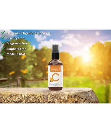 Vitamin C Serum 20% - Anti-Aging, Acne & Dark Spot Remover with Hyaluronic Acid & Vitamin E | Simplified Skin - Buy Online on SooperMarket.com