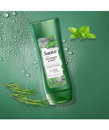 Suave Revitalizing Rosemary + Mint Conditioner - Paraben Free 12.6 oz | Nourish & Refresh Hair - Buy Online on SooperMarket.com