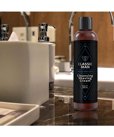 Cleansing Shaving Cream 8oz | Smooth Shave & Hydration | International Shipping Available - Buy Online on SooperMarket.com