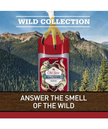 Old Spice Wild Collection Men's Deodorant - Wolfthorn Scent 3.0 Oz | International Shipping Available - Buy Online on SooperMarket.com