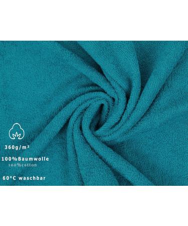 Buy Betz 10-Piece Terry Cloth Wash Gloves Set - 100% Cotton Petrol | Size 16x21 cm - International Shipping Available - Buy Online on SooperMarket.com