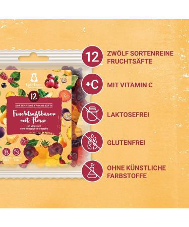Naschlabor Good Mood Fruit Juice Bear | 500g Pure Fruit Juices | 20% Variety | Gluten & Lactose-Free | No Artificial Dyes or Flavors - Buy Online on SooperMarket.com
