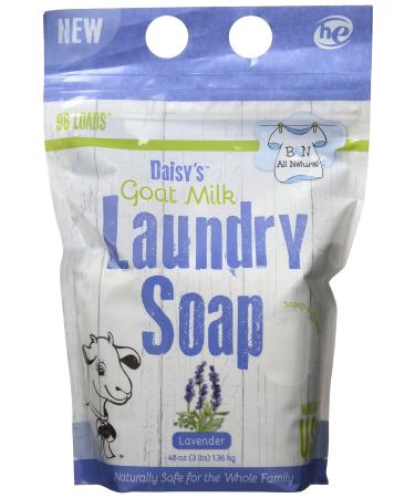 Brooke & Nora at Home Daisy's Goat Milk Laundry Soap Lavender 96 Loads 48 Ounce Lavender Scent