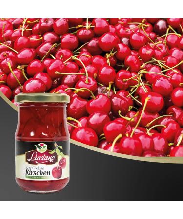 Luciano Cocktail Cherries 125g - Premium Maraschino Sour Cherries in Syrup | International Shipping Available - Buy Online on SooperMarket.com