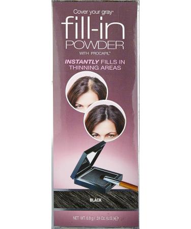 Cover Your Gray Fill In Powder - Black | Instant Root Touch Up Solution - Buy Online on SooperMarket.com