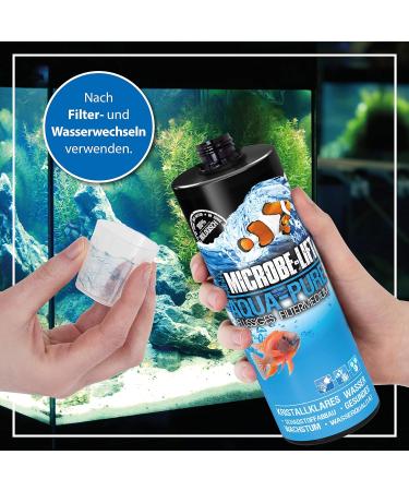 Microbe-Lift Aqua-Pure 473ml - Organic Liquid Filter Medium for Clear Aquarium Water | Sea & Freshwater Treatment - Buy Online on SooperMarket.com
