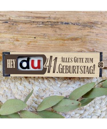 41st Birthday Chocolate Bar Gift Box - Duplo Treats & Unique Gift Ideas for Him & Her | Perfect 41st Birthday Decoration - Buy Online on SooperMarket.com