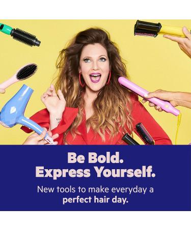 Flower Beauty Ceramic Hot Air Styling Brush - Professional Volume & Shine Tangle-Free Drying - 3 Heat/Cool Settings for All Hair Types - International Shipping Available - Buy Online on SooperMarket.com