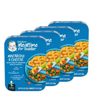 Gerber Macaroni & Cheese and a Side of Seasoned Peas & Carrots 12+ Months 6.6 oz (187 g)