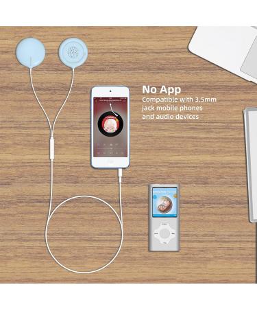 Baby Bump Headphone Pregnancy Belly Speaker - Blue | Mosalogic Pregnancy Gift for Mom to Be - Buy Online on SooperMarket.com