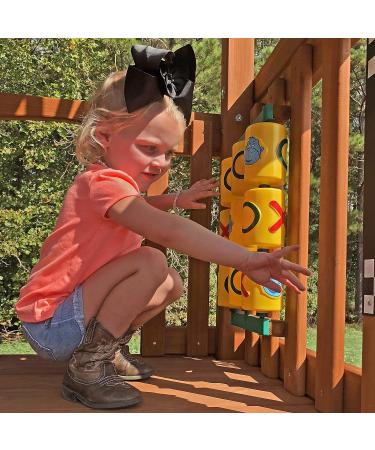 Gorilla Playsets 07-0010 Tic Tac Toe Spinner Activity Panel - Yellow - Buy Online on SooperMarket.com