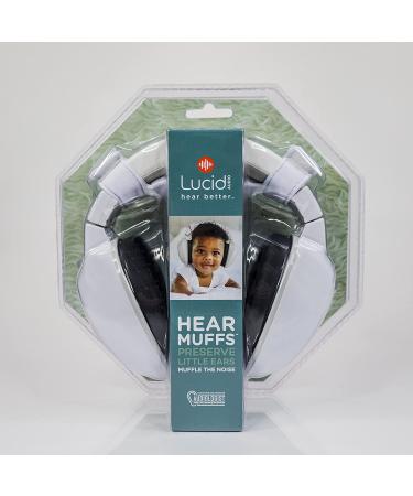 Lucid Audio HearMuffs Baby Hearing Protection - Over-The-Ear Sound Protection Ear Muffs for Infant, Toddler, Child - White - Buy Online on SooperMarket.com