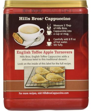 Hills Bros. Cappuccino English Toffee Drink Mix 16oz Container (Pack of 3) by Hills Brothers - Buy Online on SooperMarket.com