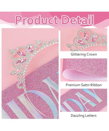 Andibro Glitter Rhinestone Headband Set Pink - Buy Online on SooperMarket.com