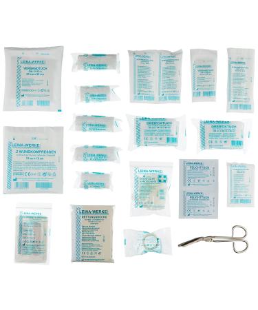 LEINA-WERKE REF 12010 First aid refill pack DIN 13164 in foil bag