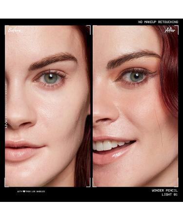 NYX Wonder Pencil Light 01 - Multi-Use Highlighter & Concealer Stick - Buy Online on SooperMarket.com