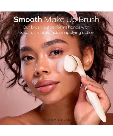 Perry Ellis 3-in-1 Massaging Beauty Brush for Women | Eye Massager & Facial Cleansing Brush | Battery Operated Skin Care Tool - 3 Modes for Makeup & Skincare - Buy Online on SooperMarket.com