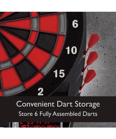 Viper 797 Electronic Dartboard with Quick Access to 301 & Countup | Extended Catch Ring | 11 Scoreboard | Darts & Tips Included | 43 Games & 241 Options - Buy Online on SooperMarket.com