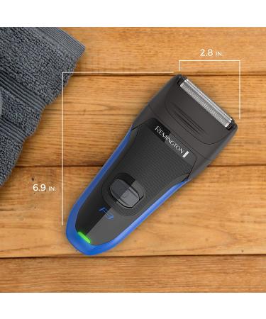 Remington PF7300 F3 Comfort Series Foil Shaver - Men's Electric Razor | Black/Blue - Buy Online on SooperMarket.com