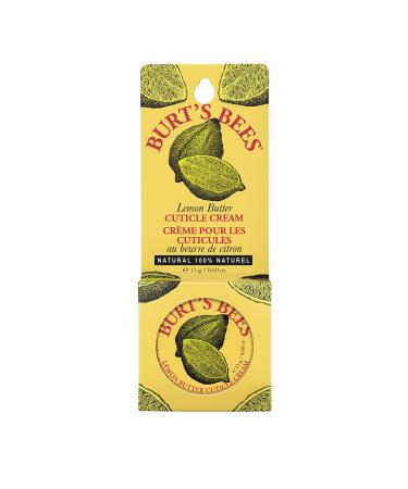 Burt's Bees 100% Natural Lemon Butter Cuticle Cream - 0.6 Ounce Tin (Pack of 6) Lemon 0.63 Ounce (Pack of 6)