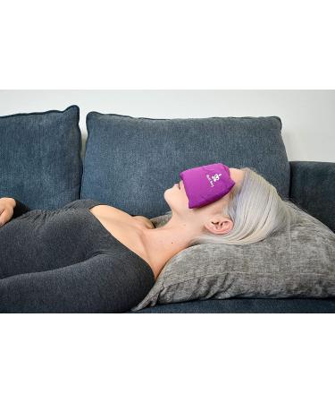 Blissful Being Lavender Eye Pillow - Weighted Eye Mask for Meditation and Yoga | Organic Cotton (Purple) - Buy Online on SooperMarket.com