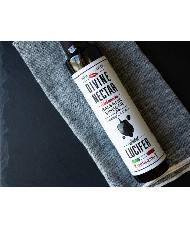 Saint Lucifer Divine Nectar - Habanero Infused Balsamic Vinegar 8.5oz | Gluten-Free, Sugar-Free, Vegan & Vegetarian - 250ML - Buy Online on SooperMarket.com