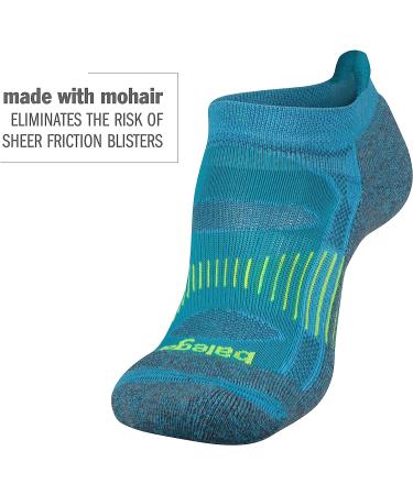 Blister Resist Performance No Show Running Socks - White/Grey (1 Pair) | Men & Women | Size Medium - Buy Online on SooperMarket.com