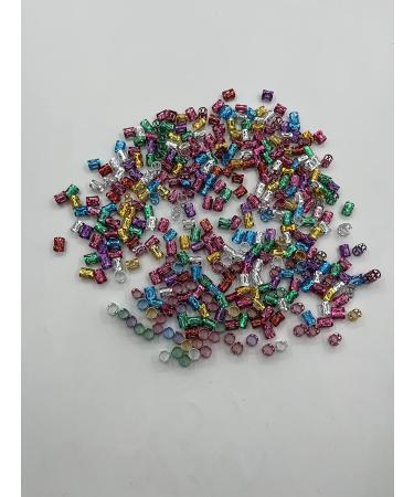 350 Pcs Dreadlocks Metal Hair Cuffs - 7 Colors Adjustable Braid Accessories for Stunning Hairstyles - Buy Online on SooperMarket.com