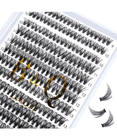 Lash Clusters 30D-0.07D-9-15MIX B&Q Lash Individual Lashes 280 Clusters False Eyelash 20D 30D 40D Lash Clusters Extensions Individual Lashes Cluster DIY Eyelash Extensions at Home (30D-0.07D-9-15mix) 30D-0.07D-280PCS 9-15 MIX
