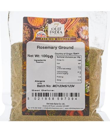 Old India Rosemary Ground 100g - Premium Quality Herb for Cooking | 100 g - Buy Online on SooperMarket.com