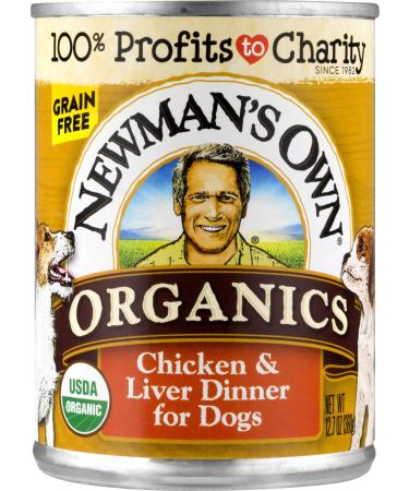 Newman'S Own Chicken & Liver Dinner For Dogs 12.7 Ounce (Pack of 12)