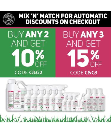 C&G Pets | No Chew Bitter Apple Spray for Dogs | Stop Dog Chewing Deterrent | Alcohol Free Anti Chew Repellent Formula for Puppies Cats Horses and Rodent Pets - Buy Online on SooperMarket.com