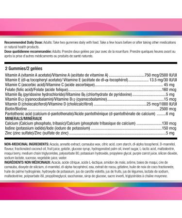 Centrum MultiGummies Multi+Beauty Multivitamin Gummies Hair Skin & Nails Vitamins for Men & Women Cherry Berry and Orange Flavours 90 Gummies (Packaging May Vary) - Buy Online on SooperMarket.com