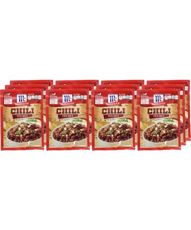 McCormick Tex-Mex Chili Seasoning Mix 1.25 oz - Pack of 12 | 18 Ounces Total - Buy Online on SooperMarket.com