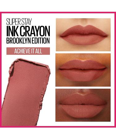 Maybelline Super Stay Ink Crayon Lipstick - Brown Nude, 0.04 oz - Longwear Matte Lip Crayon | 8Hrs Wear Time - Buy Online on SooperMarket.com