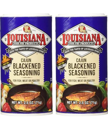 Louisiana Cajun Blackened Seasoning - 2.5 oz Shakers (2 Pack) - Buy Online on SooperMarket.com