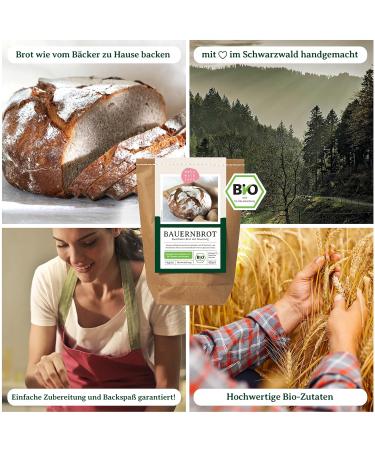 Buy Farm Bread Organic Baking Mix - Sourdough Bread Baking Maker - 6 Pack for Fresh Homemade Bread - Buy Online on SooperMarket.com