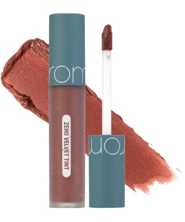rom&nd Zero Velvet Tint 22 GRAIN NUDE  Velvety Matte Finish  Liquid Lip Tint  Long Lasting  Creamy  Non-Drying  Smudge-Proof  Richly Pigmented  Smooth Texture