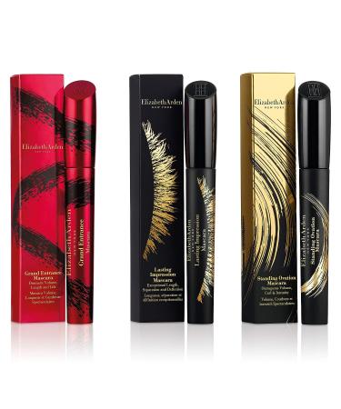 Elizabeth Arden Lasting Impression Mascara Black 0.3oz - Long-Lasting Volume and Definition - Buy Online on SooperMarket.com