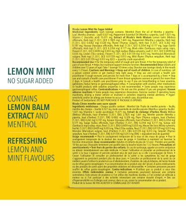 Ricola No Sugar Added Lemon Mint Cough Suppressant Throat Drops 18 Count Box - Buy Online on SooperMarket.com