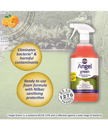 Nilco Angel Green - Artificial Grass Foam Cleaner & Trigger 1L - Buy Online on SooperMarket.com