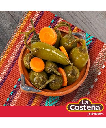La Costea Whole Pickled Jalapeo Peppers 26 oz | Pack of 4 - Buy Online on SooperMarket.com
