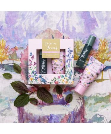 Heathcote & Ivory Flower of Focus Supercharge Duo | 30ml Hand Cream & 10ml Perfume Gel | Cruelty Free & Vegan Friendly | Travel Friendly Sizes Gifts - Buy Online on SooperMarket.com