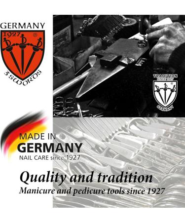 3 Swords Germany - brand quality 8 piece manicure pedicure grooming kit with glass nail file (490) BLUE - JEANS TEXTILE - Buy Online on SooperMarket.com