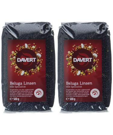 Buy Davert Beluga Black Lentils (Organic) - 2 x 500g Pack for International Shipping - Buy Online on SooperMarket.com
