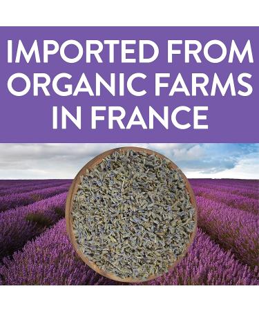 Organic Dried Lavender Flowers - 4oz Resealable Bag | Perfect for Tea, Baking & DIY | 100% Raw from France - Buy Online on SooperMarket.com