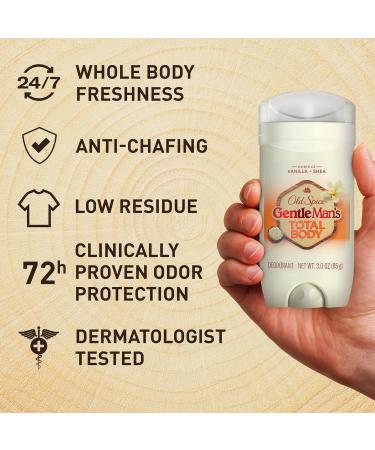 Old Spice Whole Body Deodorant for Men Total Body Deodorant Vanilla + Shea Aluminum Free Deodorant Stick for 24/7 Freshness // Dermatologist Tested Whole Body Deodorant 3.0 oz - Buy Online on SooperMarket.com