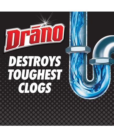 Drano Max Gel Clog Remover 80 oz - Powerful Drain Cleaner for Stubborn Clogs - Buy Online on SooperMarket.com